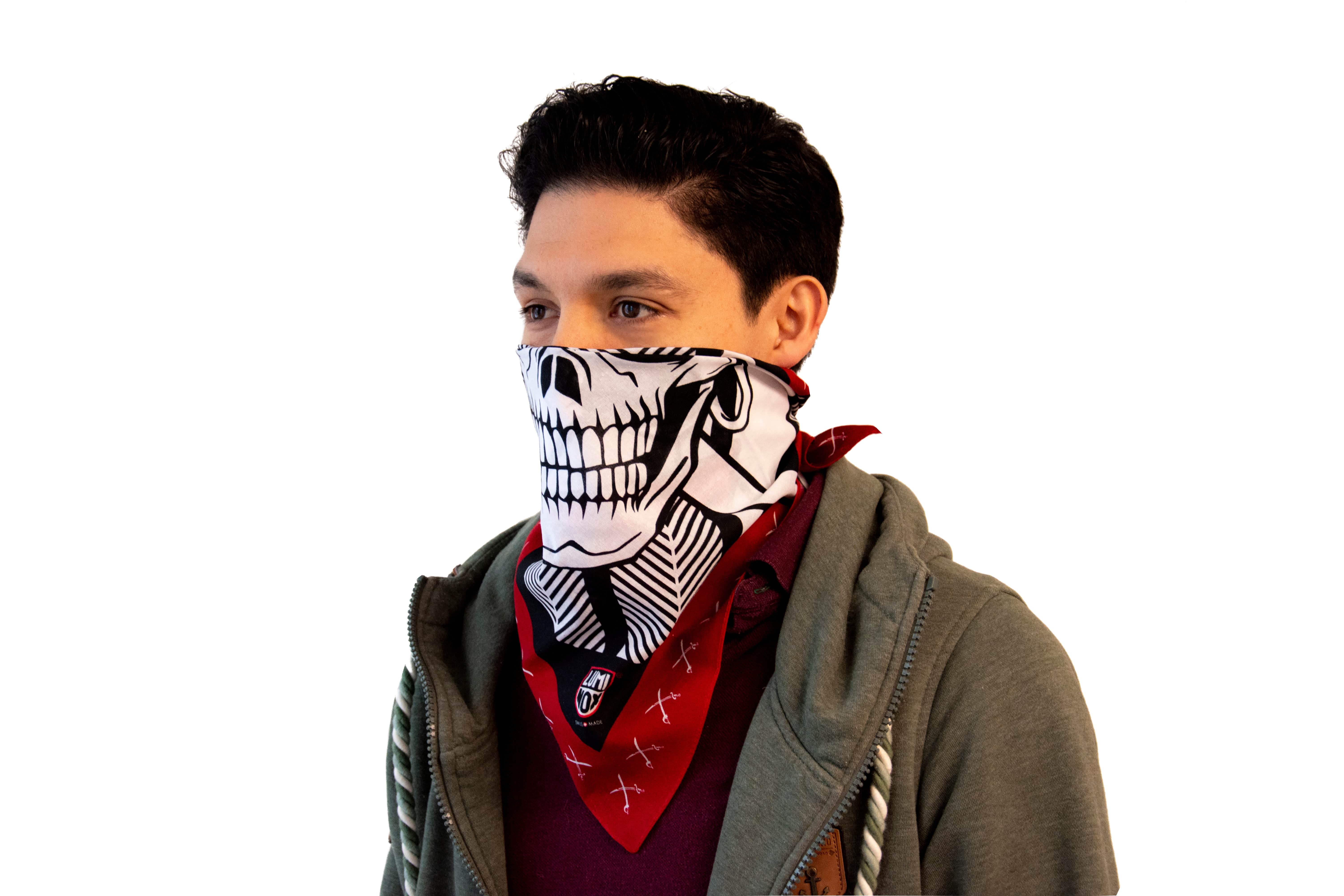 luminox-jolly-roger-bandana-piratentuch-55x55-cm image 3