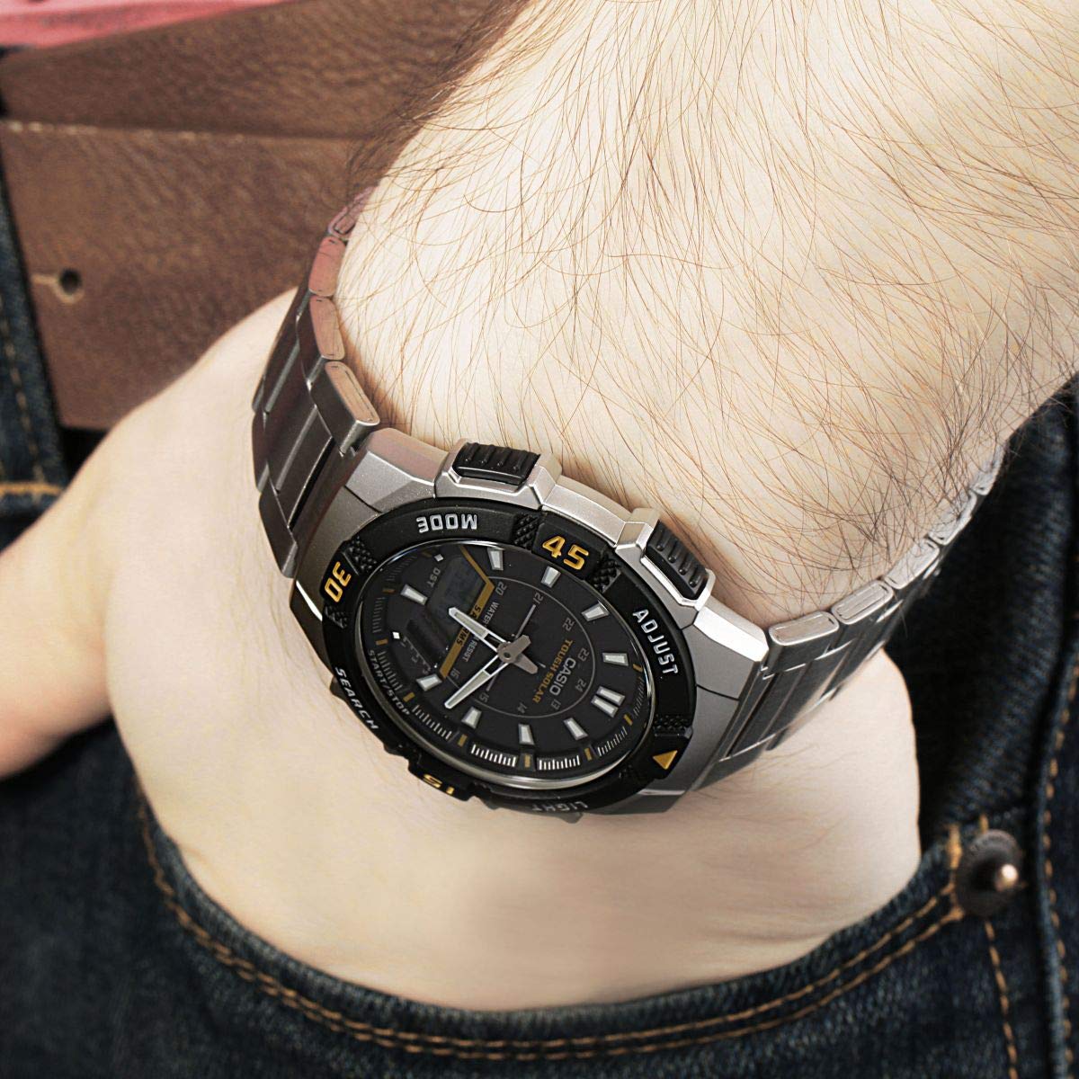 casio-collection-aq-s800wd-herrenuhr-edelstahl-solar-silber image 4