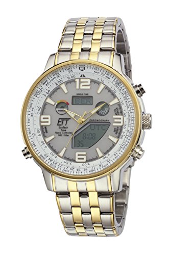 ett-solar-drive-funk-egs-11310-11m-herrenuhr-edelstahl-bicolor image 5