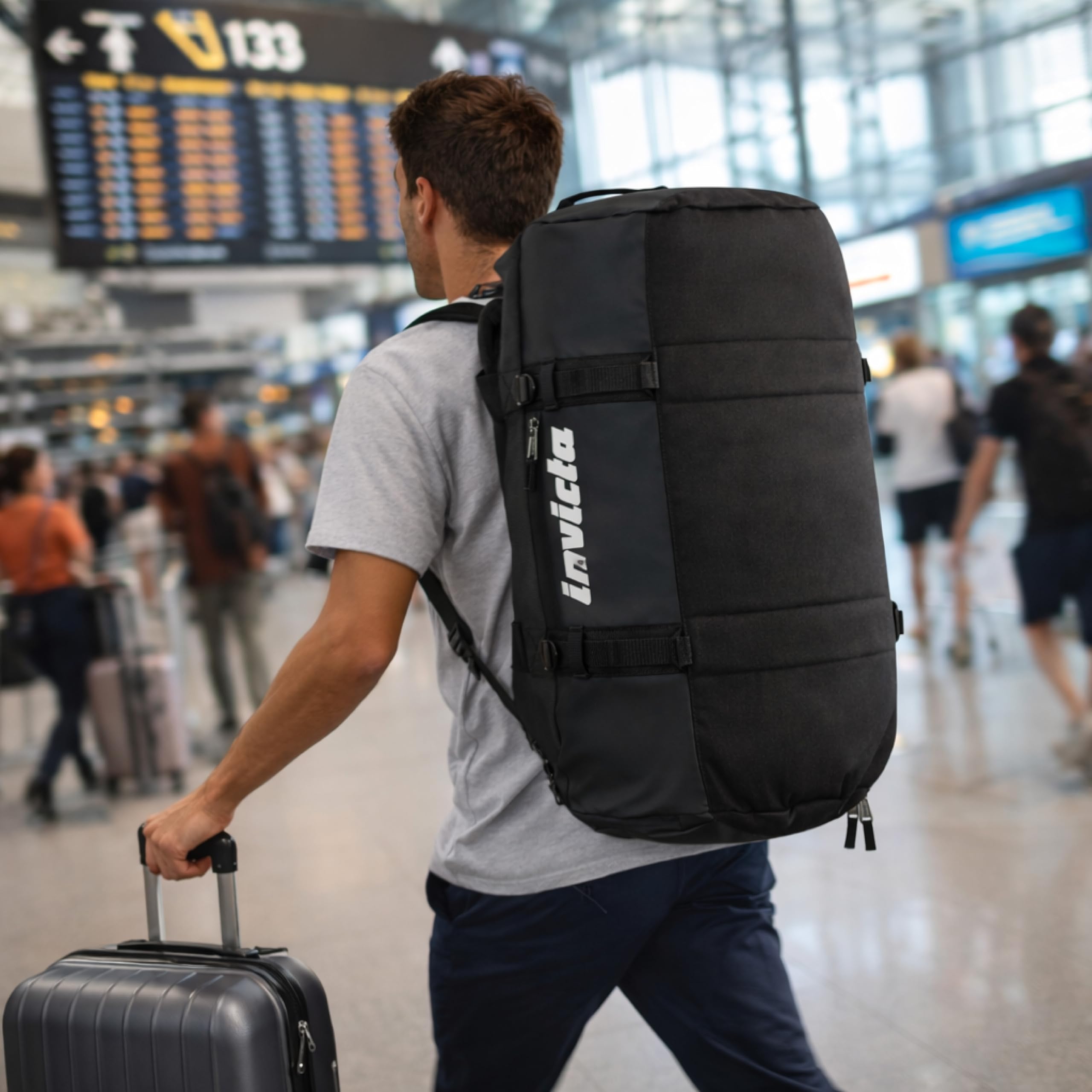 invicta-reisetasche-commuter-l-70-l-schwarz-aufgabegep-ck-mit-schuhfach image 4