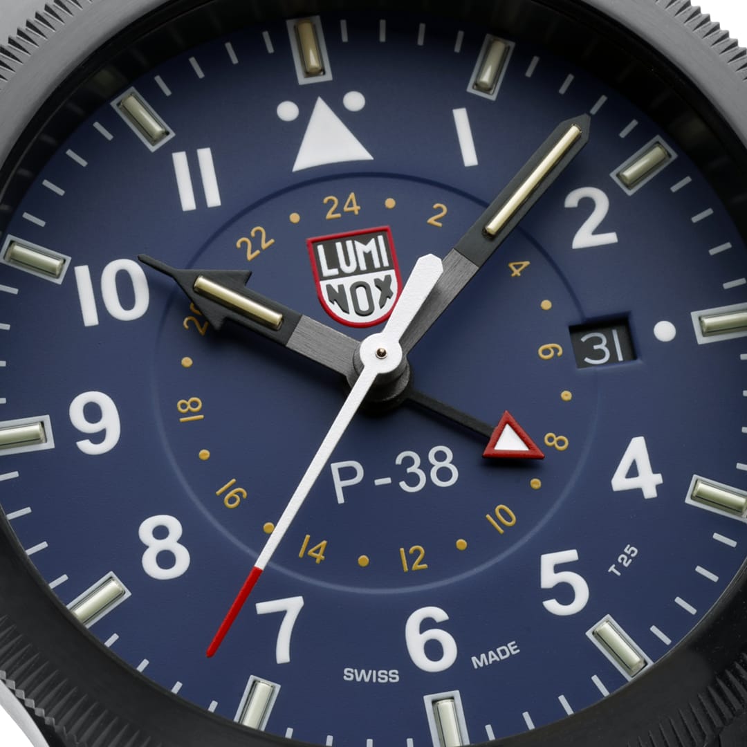 luminox-p-38-lightning-9520-fliegeruhr-42-mm-gmt image 3