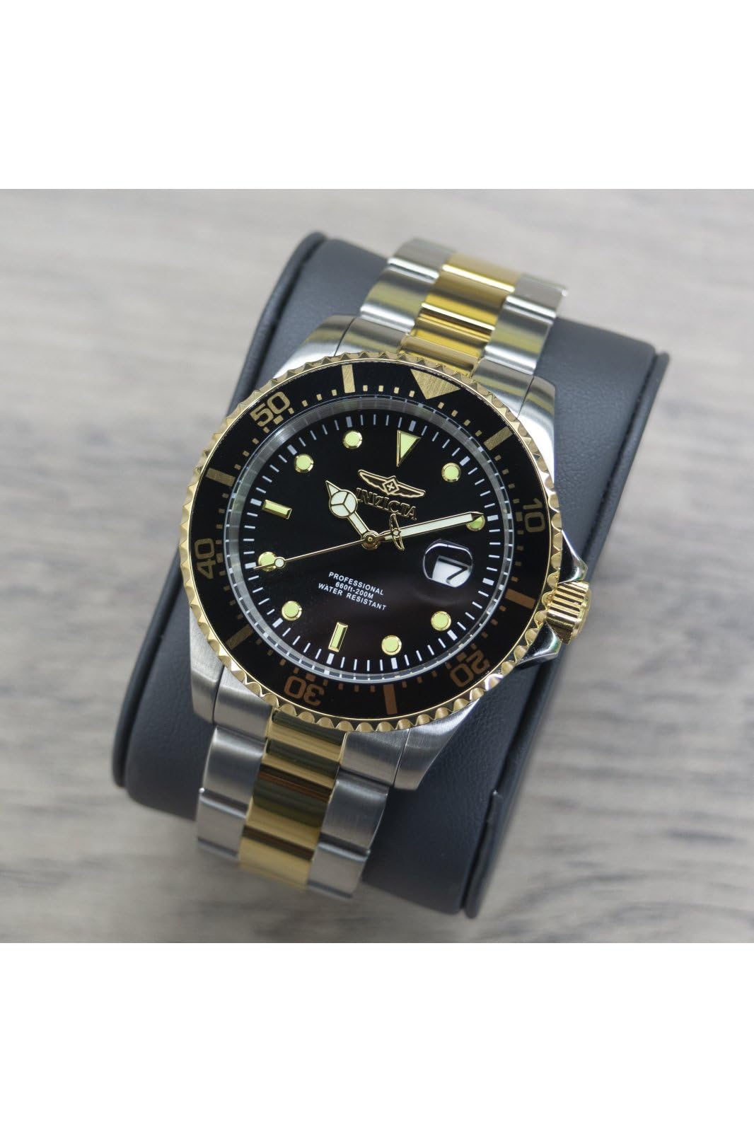 invicta-pro-diver-43mm-herrenuhr-quarz-bicolor-schwarz image 6
