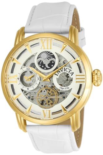 invicta-objet-d-art-automatikuhr-herren-47mm-gold-wei image 8