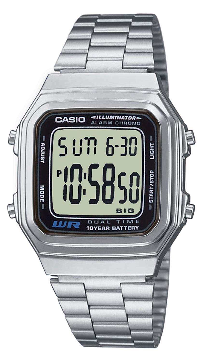 casio-a178wea-1aes-digitaluhr-edelstahl-silber-retro image 1