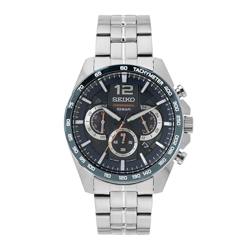 seiko-sport-ssb345p1-herren-chronograph-silber-blau image 8
