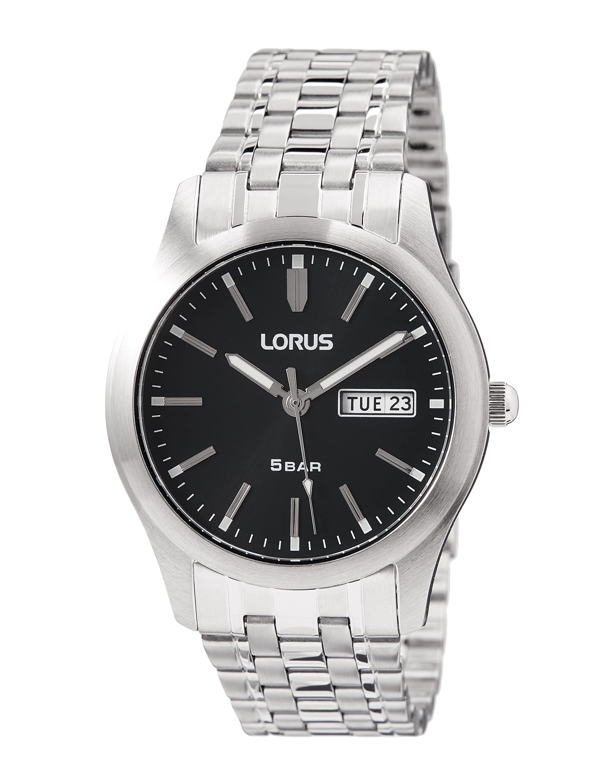 lorus-herrenuhren-rxn67dx9-herrenuhr-edelstahl-metallband-klassik image 1