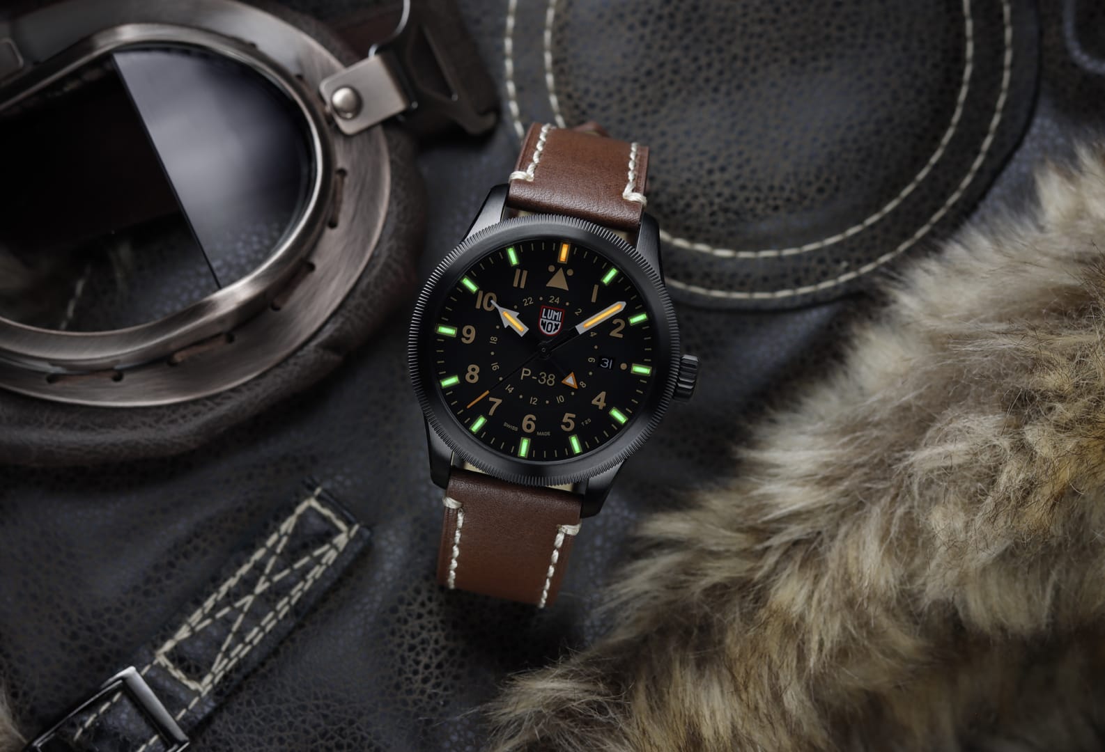 luminox-p-38-lightning-9520-fliegeruhr-42-mm-gmt-2 image 6