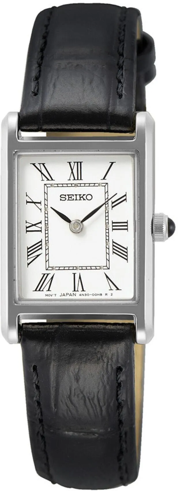 seiko-classic-quarz-damenuhr-edelstahl-mit-lederband image 1