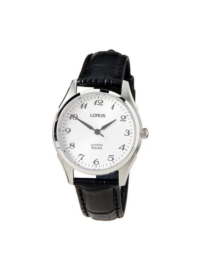 lorus-damenuhren-rg287sx9-damenuhr-leder-edelstahl image 1