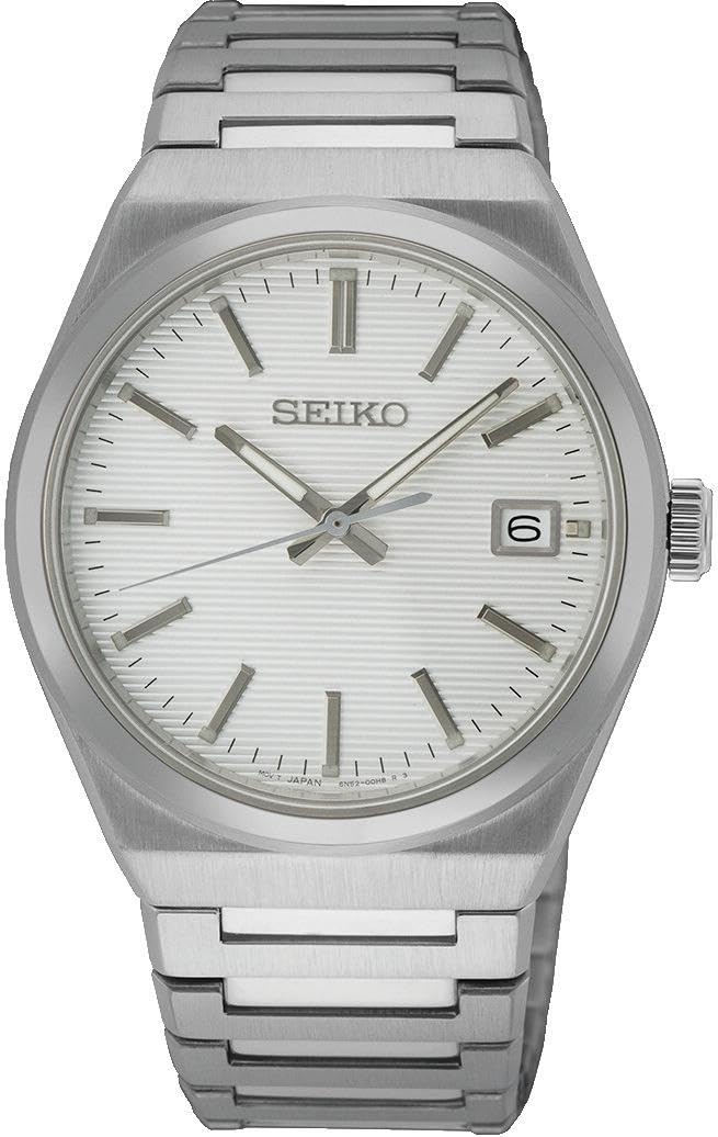 seiko-classic-sur553p1-herrenuhr-edelstahl-silber-schwarz image 3