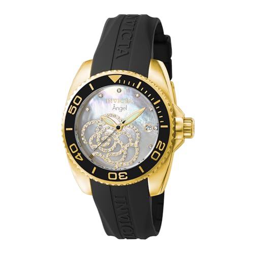 invicta-angel-damen-quarzuhr-38mm-weiss-gold image 4