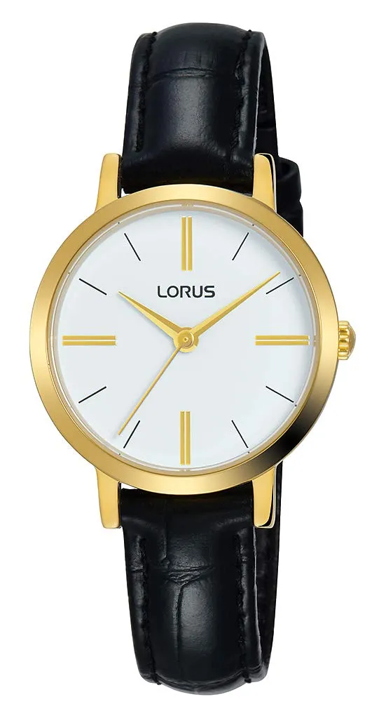 lorus-klassik-damenuhr-gold-edelstahl-armband image 1