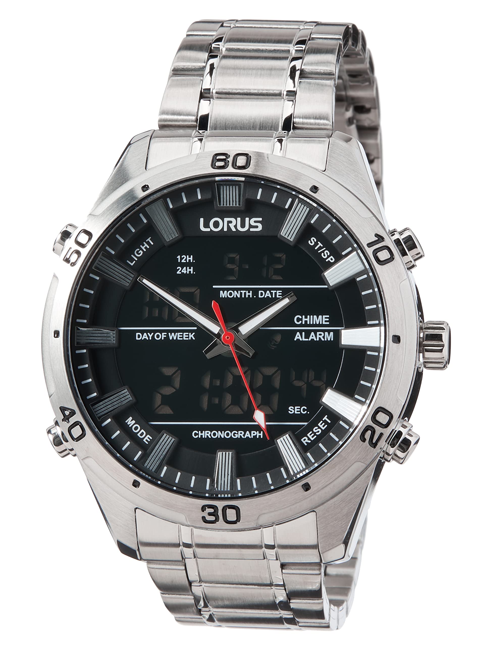 lorus-rw651ax9-chronograph-herrenuhr-edelstahl-metallband image 1