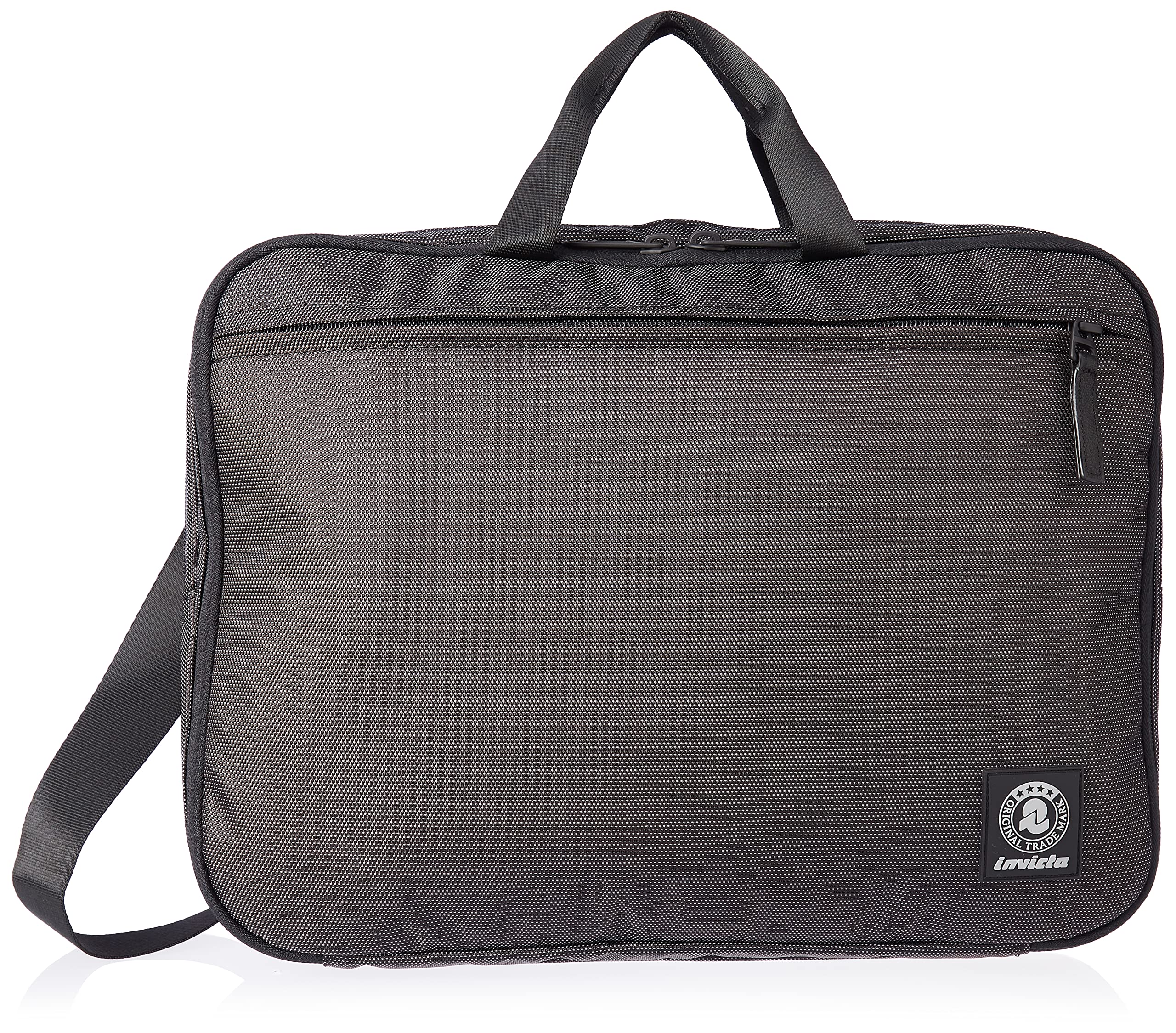 invicta-organized-office-bag-laptoptasche-schwarz-nylon image 6