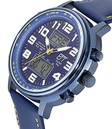 ett-solar-drive-funk-egs-11450-32l-herrenuhr-chronograph-leder image 7