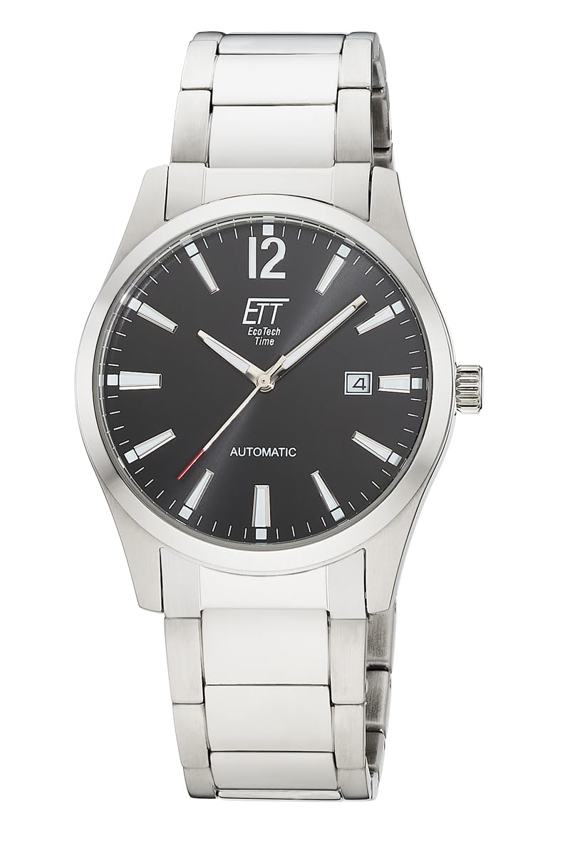 ett-motion-drive-herrenuhr-automatik-silber-schwarz-edelstahl image 6