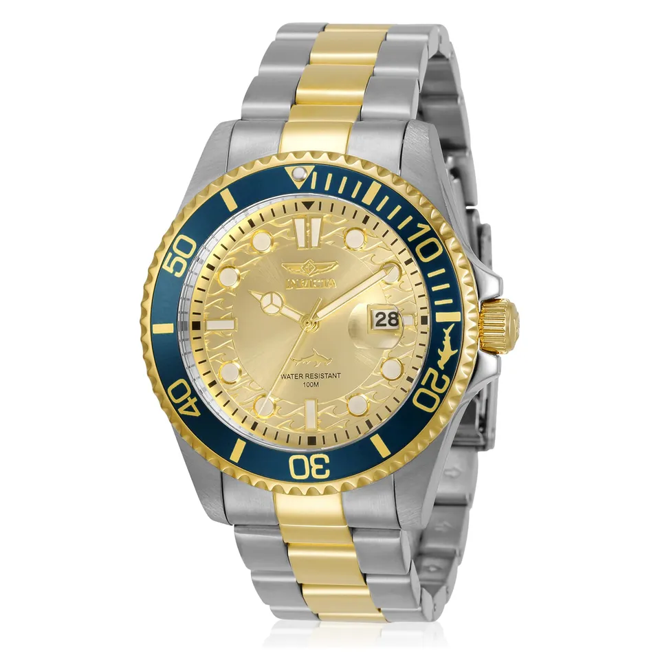 invicta-pro-diver-herrenuhr-43mm-quarz-blau-zwei-ton image 1