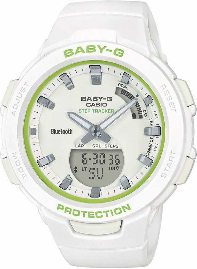casio-damen-analog-digital-quarz-uhr-harz-bluetooth-10-bar image 1