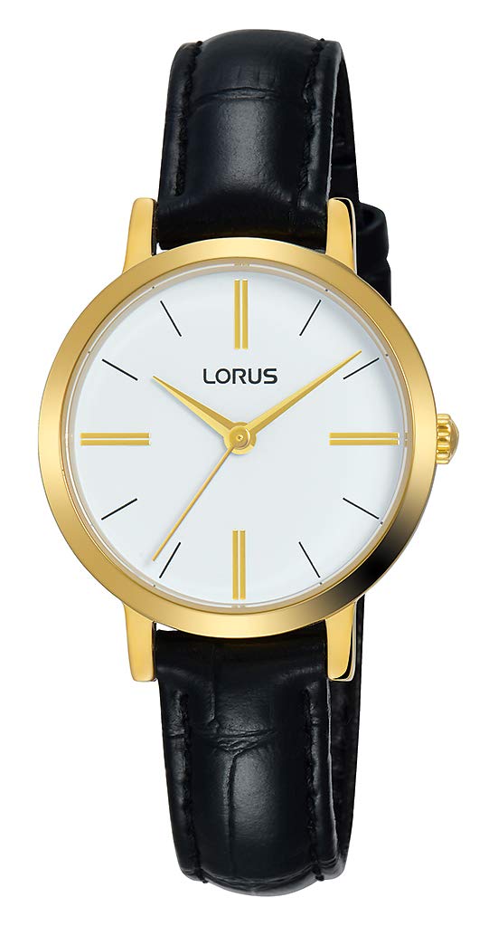 lorus-klassik-damenuhr-gold-edelstahl-armband image 1