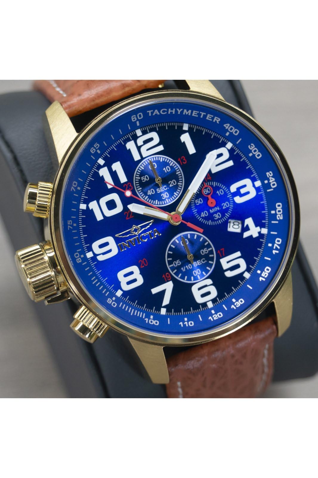 invicta-i-force-herrenuhr-46mm-gold-blau-edelstahl image 8