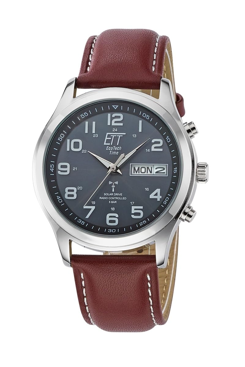 ett-solar-drive-funk-egs-11251-22l-herrenuhr-leder-solar image 1