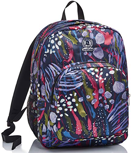invicta-strong-rucksack-38l-blau-abstract-jungle image 7