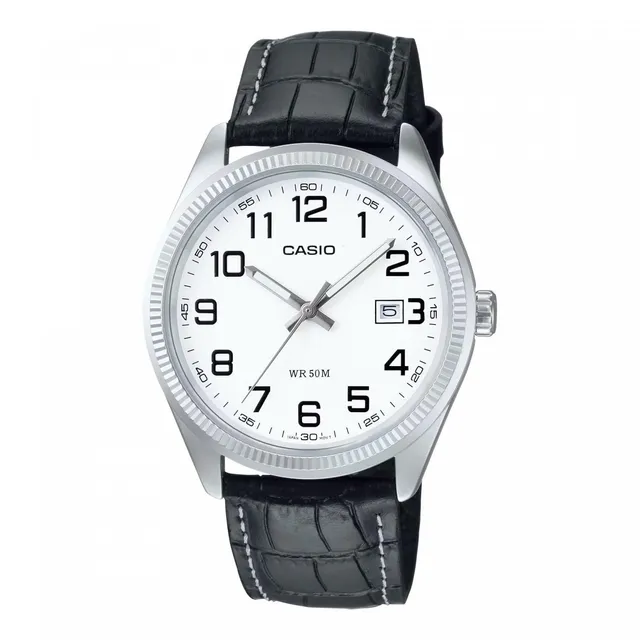casio-collection-analog-herrenuhr-silber-edelstahl-38-5-mm image 1
