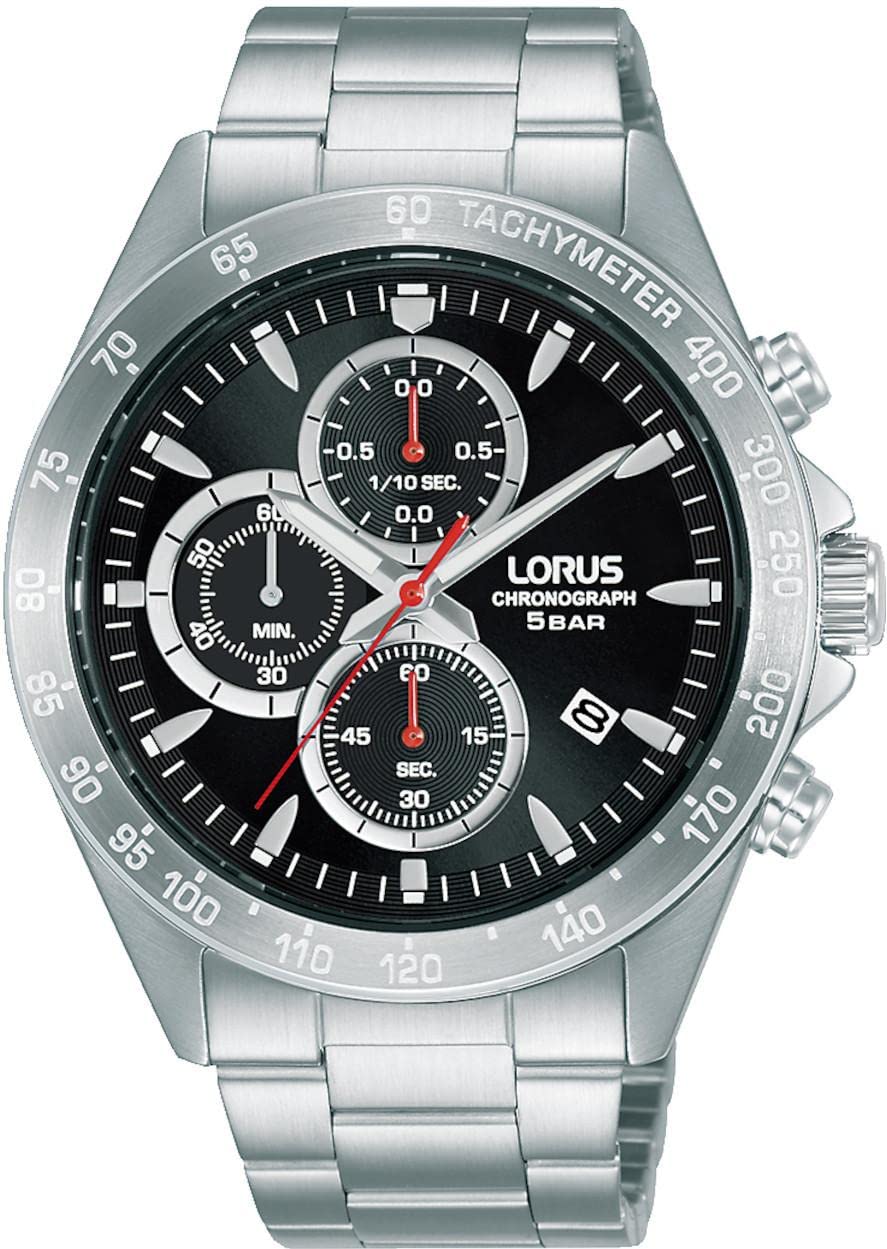 lorus-rm363gx9-herren-chronograph-edelstahl-metallband image 1