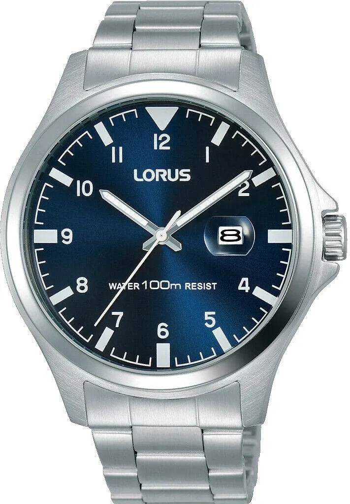 lorus-sport-rh963kx9-herrenuhr-edelstahl-metallband image 1
