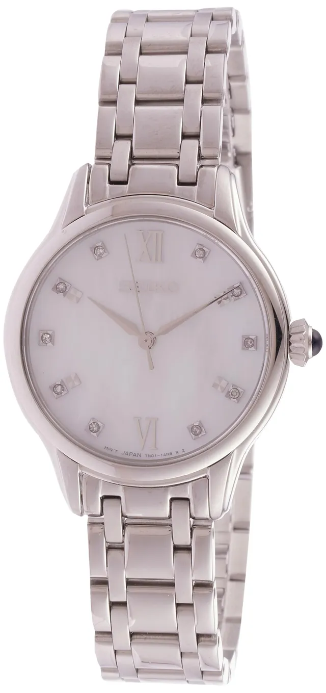 seiko-classic-srz537p1-damenuhr-edelstahl-quarz-silber image 1