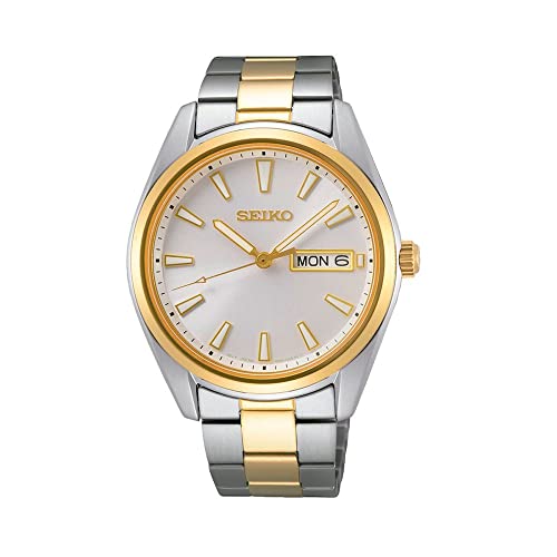 seiko-classic-herrenuhr-sur446p1-quarz-edelstahl-silber-gold image 4