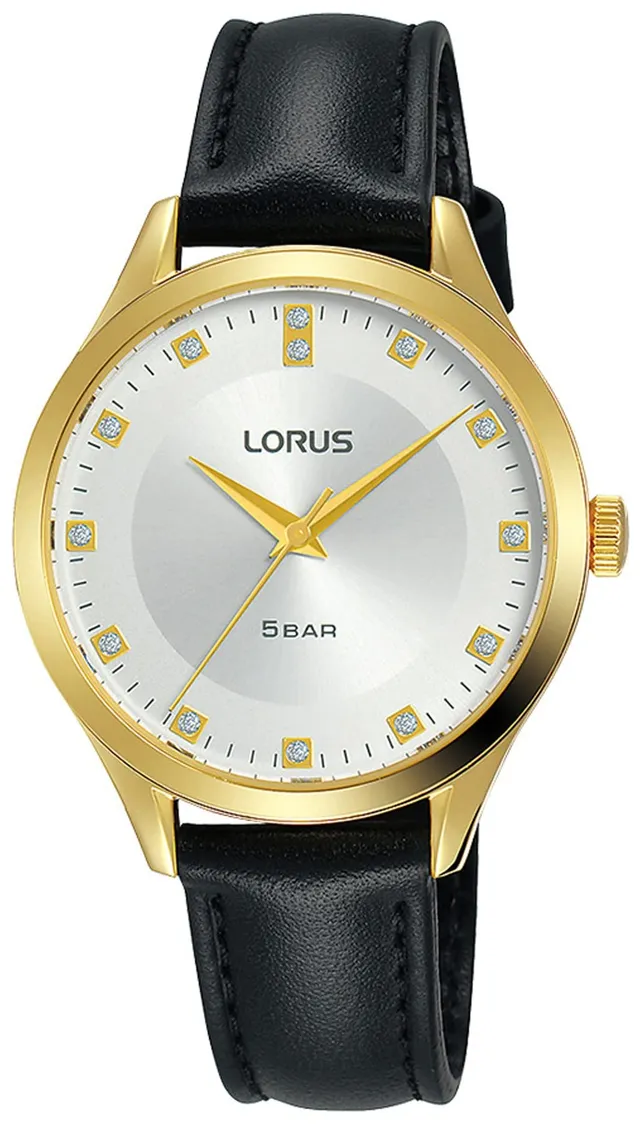 lorus-klassik-rg202rx9-damenuhr-lederband-braun image 1
