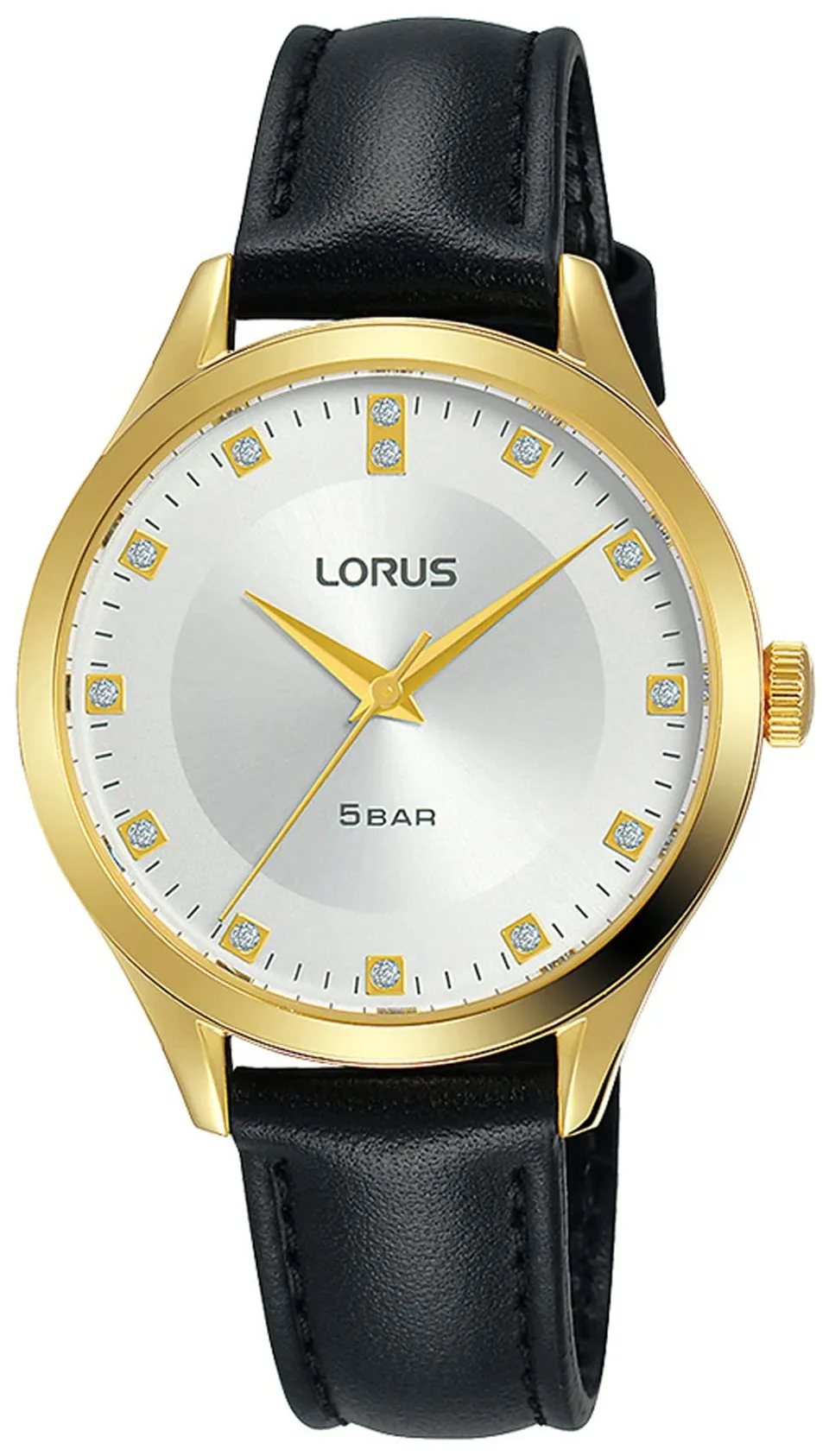 lorus-klassik-rg202rx9-damenuhr-lederband-braun image 1