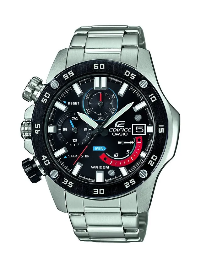 casio-edifice-efr-558db-1avuef-herrenuhr-edelstahl-schwarz image 1