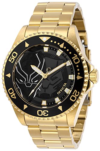 invicta-marvel-29686-herrenuhr-gold-edelstahl-quarz image 7