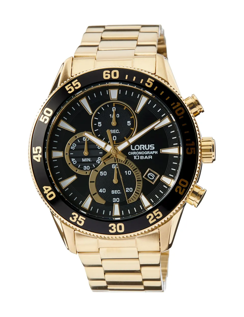 lorus-sports-rm330jx9-herrenuhr-chronograph-metall-silber image 1
