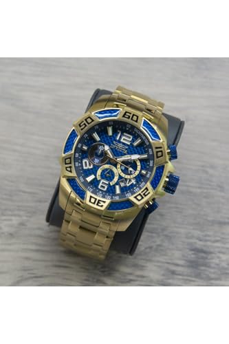invicta-pro-diver-herrenuhr-gold-blau-50mm-quarz-edelstahl image 8