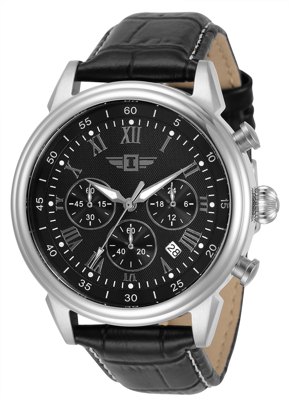 invicta-lupah-herrenuhr-44mm-silber-schwarz-edelstahl image 1