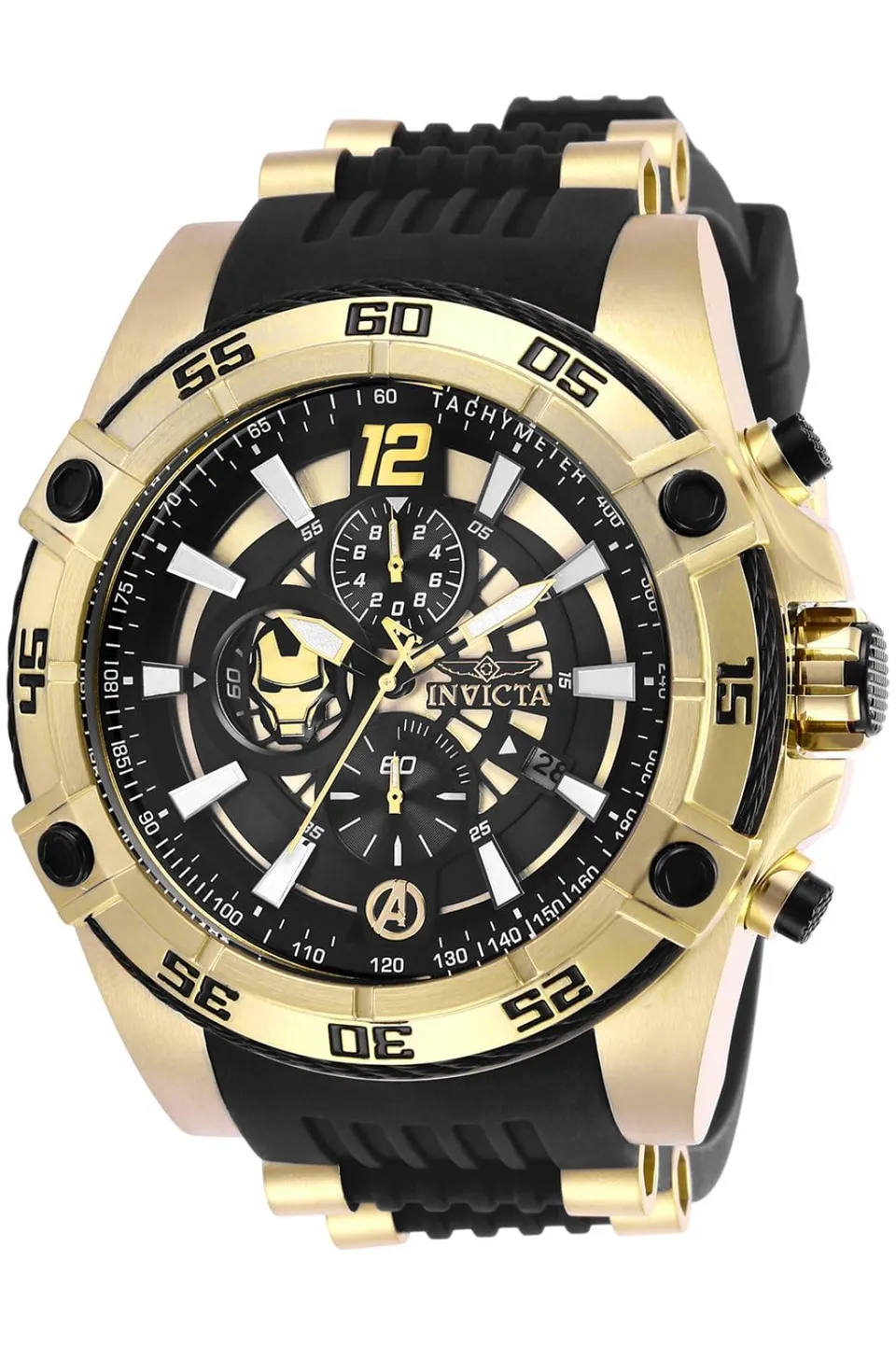 invicta-specialty-marvel-ironman-26797-herrenuhr-gold-52mm image 1