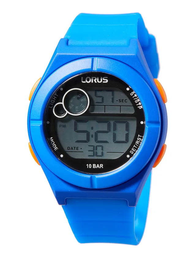 lorus-kinder-digitaluhr-silikon-blau-jungen image 1