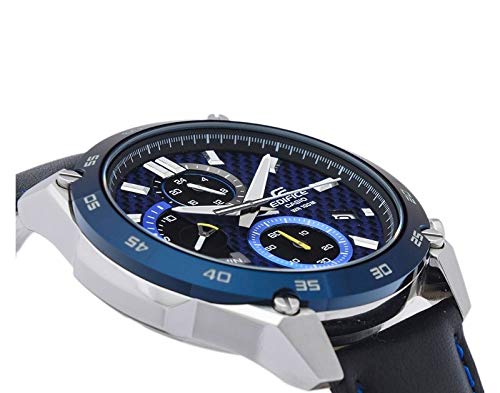 casio-edifice-efr-557bl-2avuef-herrenuhr-leder-blau-10-bar image 8