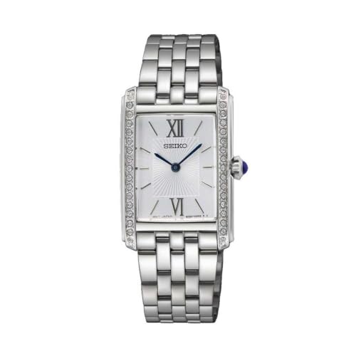 seiko-classic-damenuhr-analog-quarz-silber-schwarz image 3