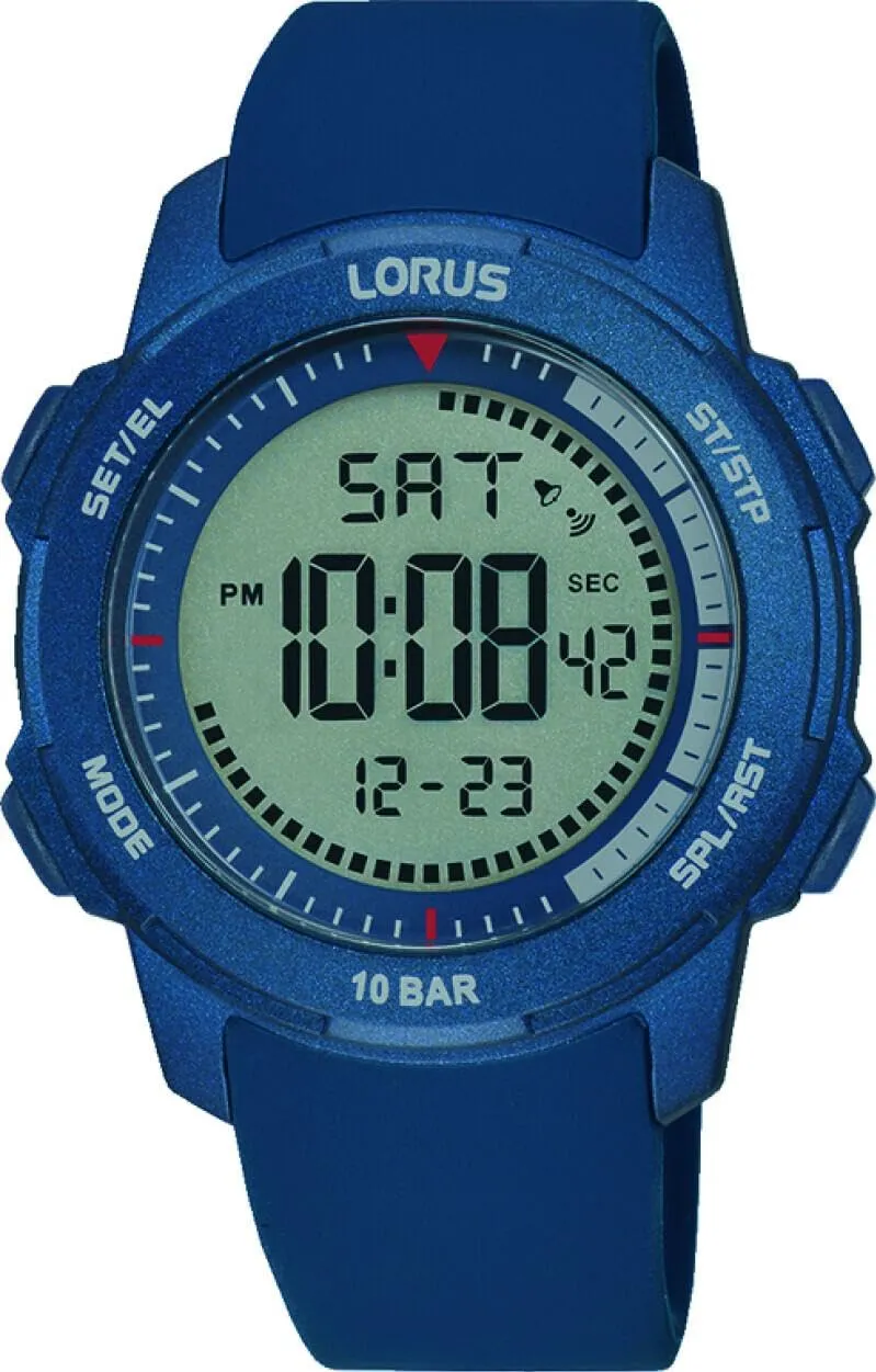 lorus-herrensportuhr-digital-silikon-blau-quarz image 1