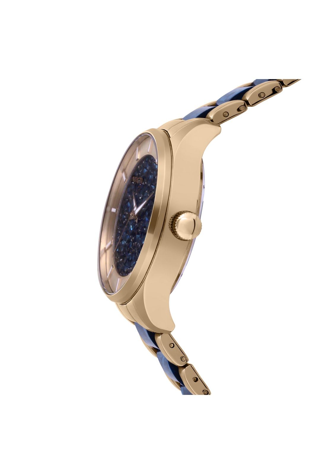 invicta-angel-damenuhr-40mm-ros-gold-blau-edelstahl image 2