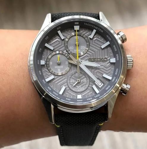 seiko-sport-ssb423p1-herrenuhr-quarz-nylon-schwarz image 4