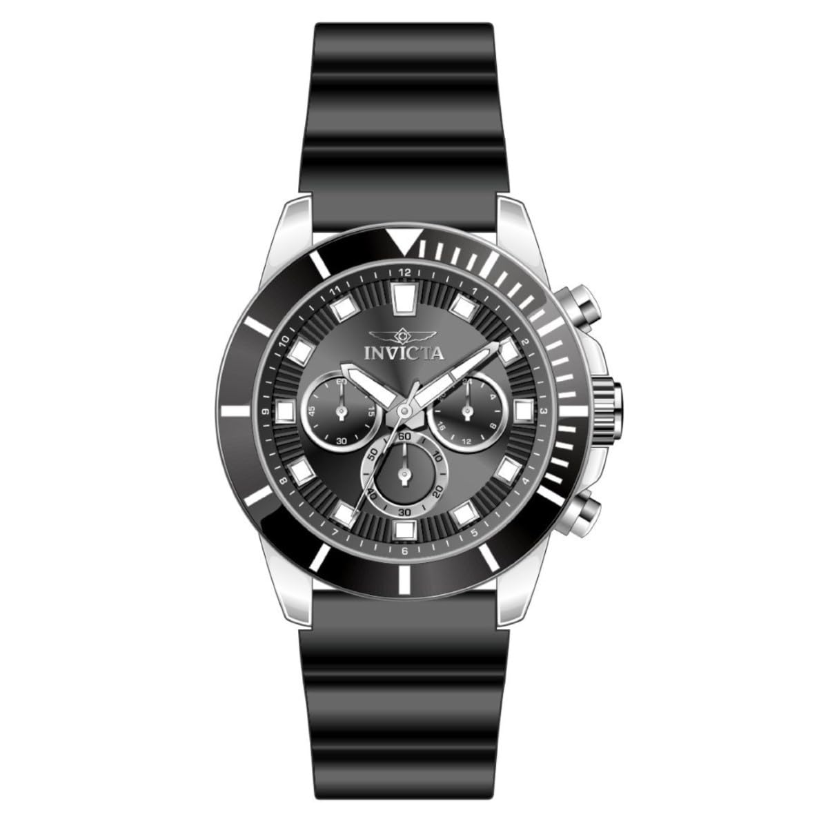 invicta-pro-diver-herrenuhr-45mm-schwarz-edelstahl image 2