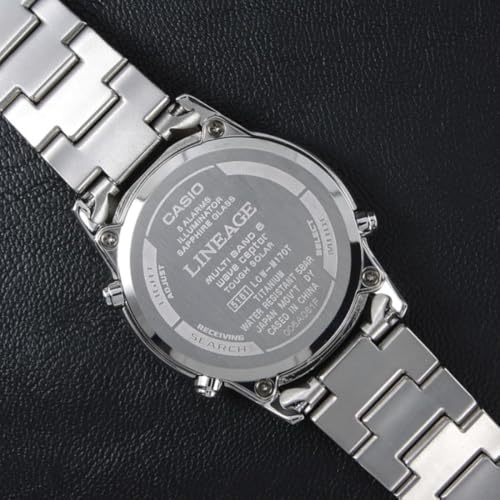 casio-funkuhr-solar-titan-silber-schwarz-herrenuhr image 7