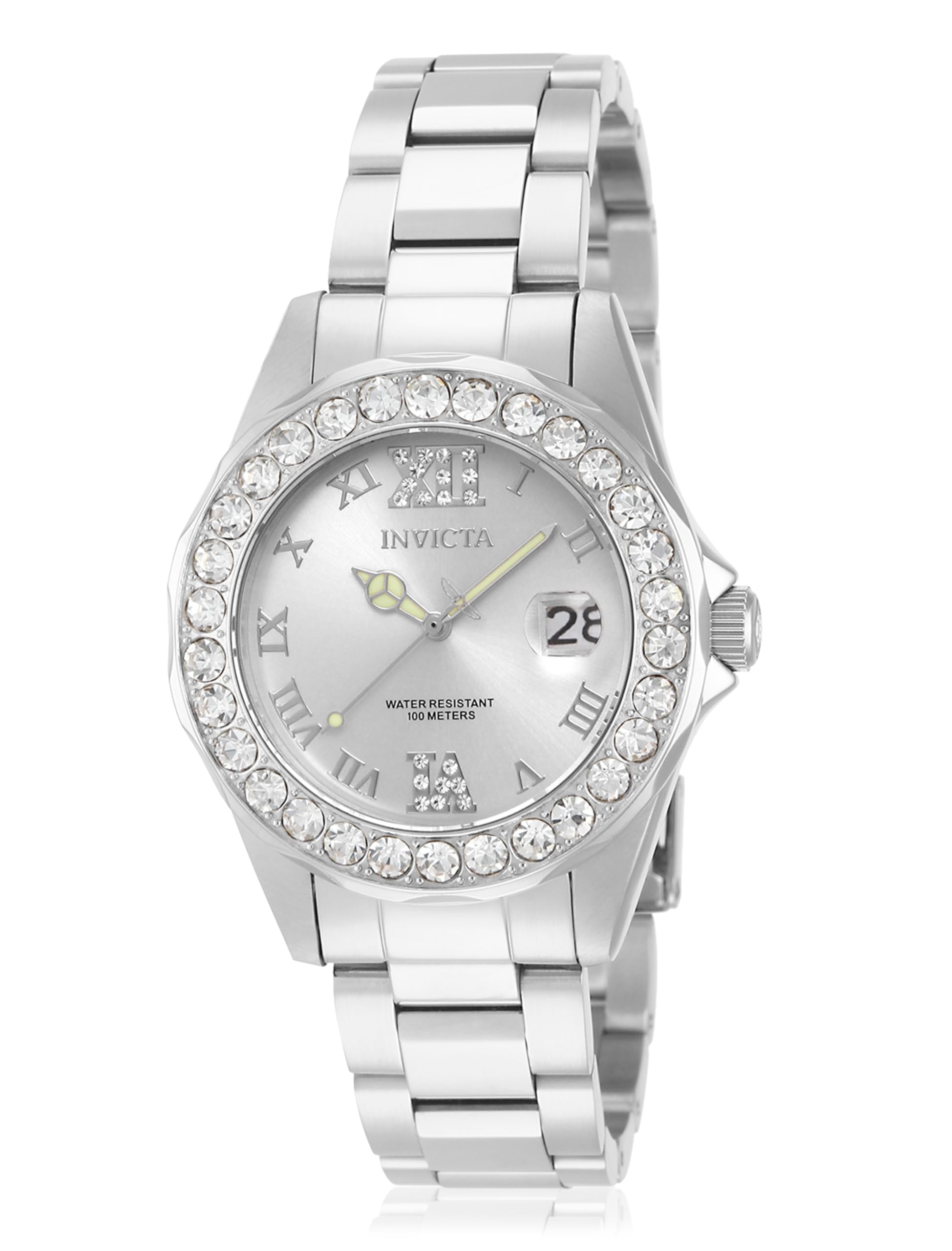 invicta-pro-diver-damenuhr-38mm-silber-edelstahl image 1
