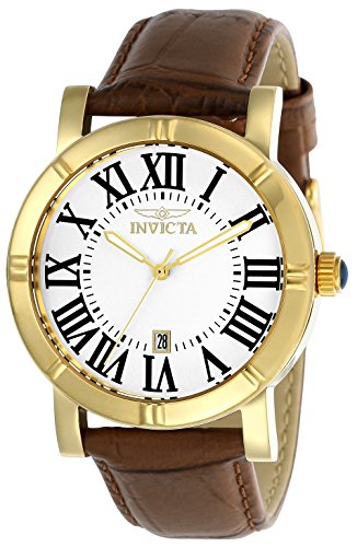 invicta-specialty-11194-herrenuhr-leder-schwarz-silbernes-zifferblatt image 2