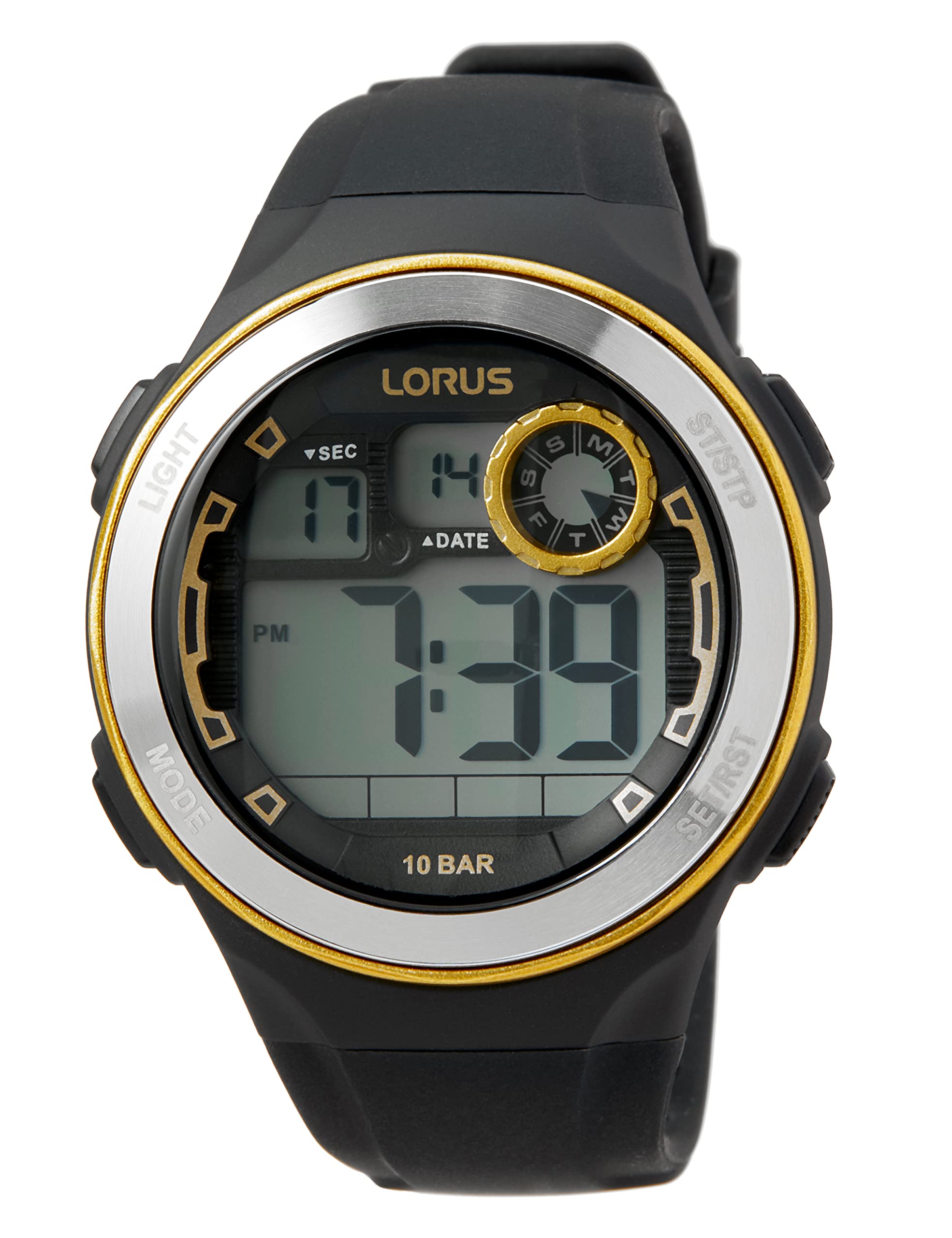 lorus-herren-digitaluhr-quarz-silikon-blau-kunststoff image 6
